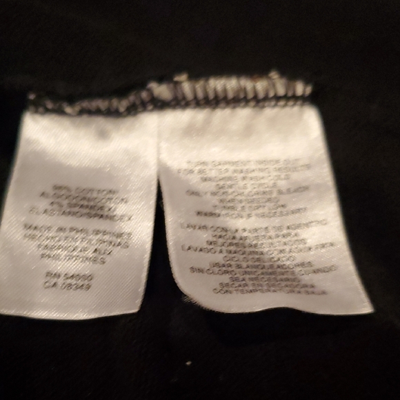 JONES NEW YORK Women's Black Jacket with White Stitching. Size Medium. - Picture 7 of 7